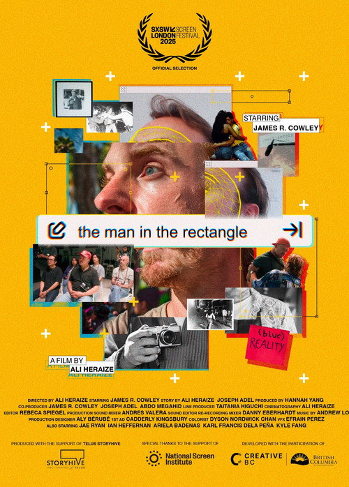 Movie poster for The Man in the Rectangle (2025)