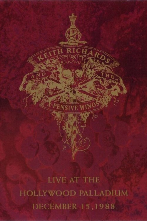 Movie poster for Keith Richards And The X-Pensive Winos: Live At The Hollywood Palladium December 15, 1988 (1991)