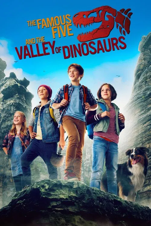 Movie poster for The Famous Five and the Valley of Dinosaurs (2018)