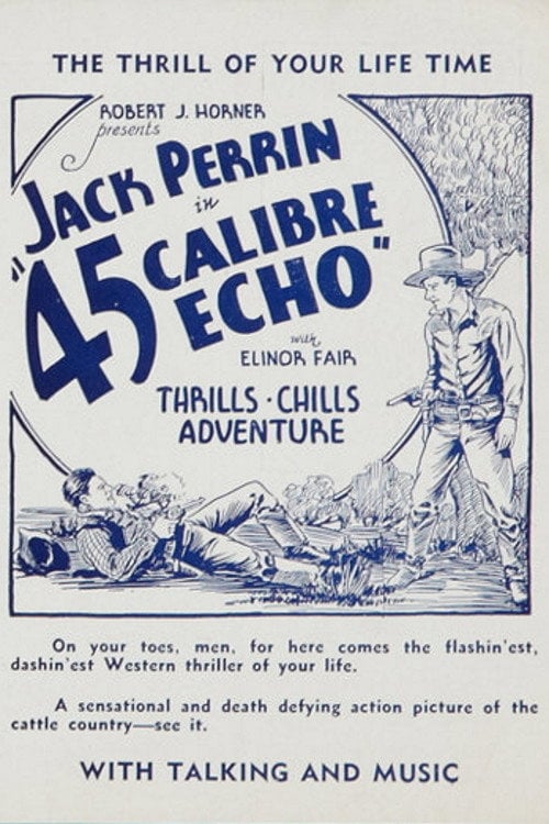 Movie poster for 45 Calibre Echo (1932)