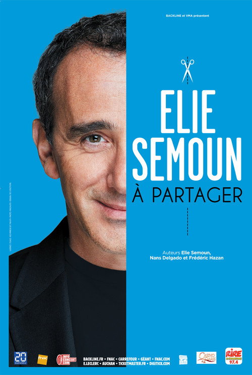 Movie poster for Elie Semoun - À partager (2017)