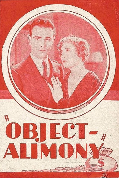 Movie poster for Object: Alimony (1928)
