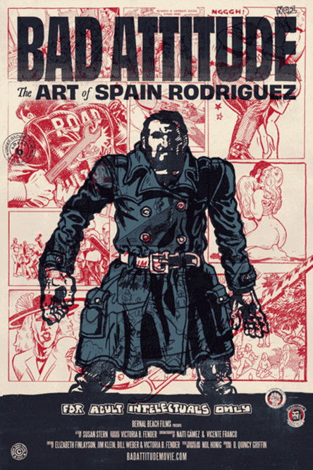 Movie poster for Bad Attitude: The Art of Spain Rodriguez (2021)