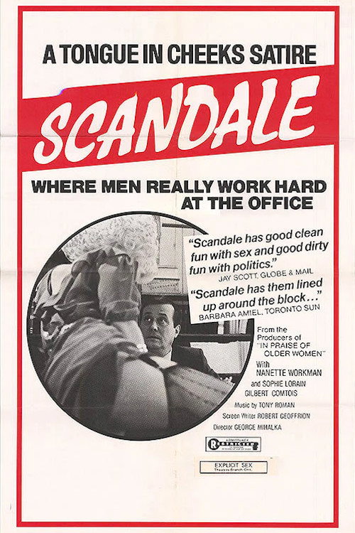 Movie poster for Scandale (1982)