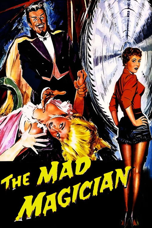 Movie poster for The Mad Magician (1954)