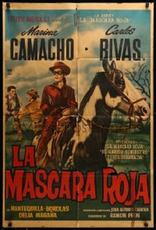 Movie poster for La máscara roja (1962)