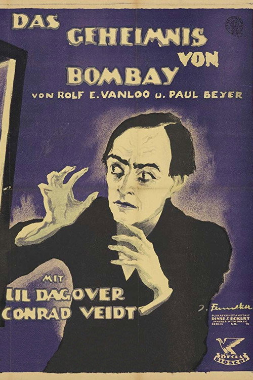 Movie poster for Das Geheimnis von Bombay (1921)