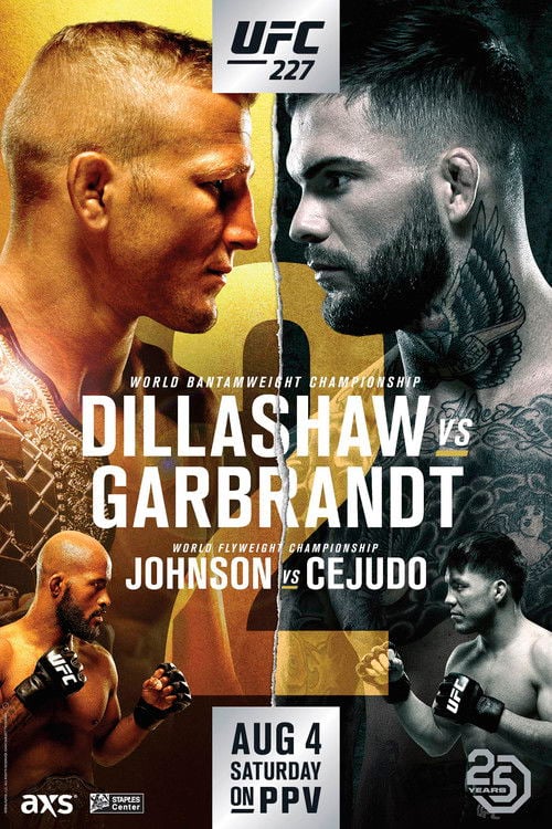 Movie poster for UFC 227: Dillashaw vs. Garbrandt 2 (2018)