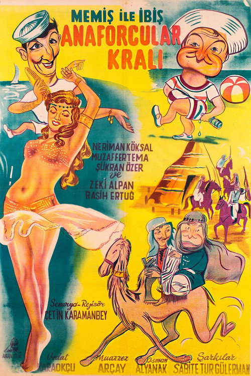 Movie poster for Memiş ile İbiş Anaforcular Kralı (1952)