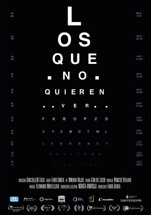 Movie poster for Los que no quieren ver (2022)