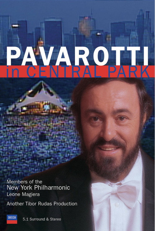 Movie poster for Pavarotti in Central Park (1993)
