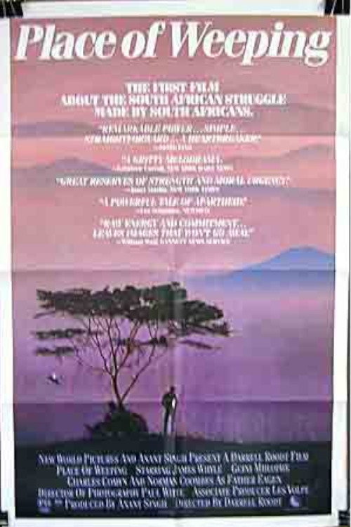 Movie poster for Place of Weeping (1986)