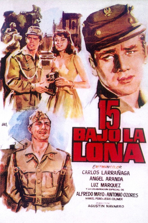 Movie poster for 15 under the canvas (1959)