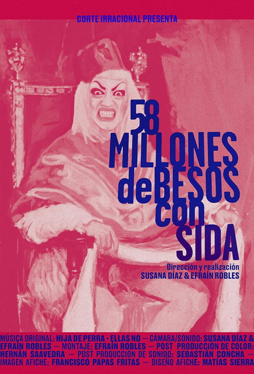 Movie poster for 58 million kisses with AIDS (2019)
