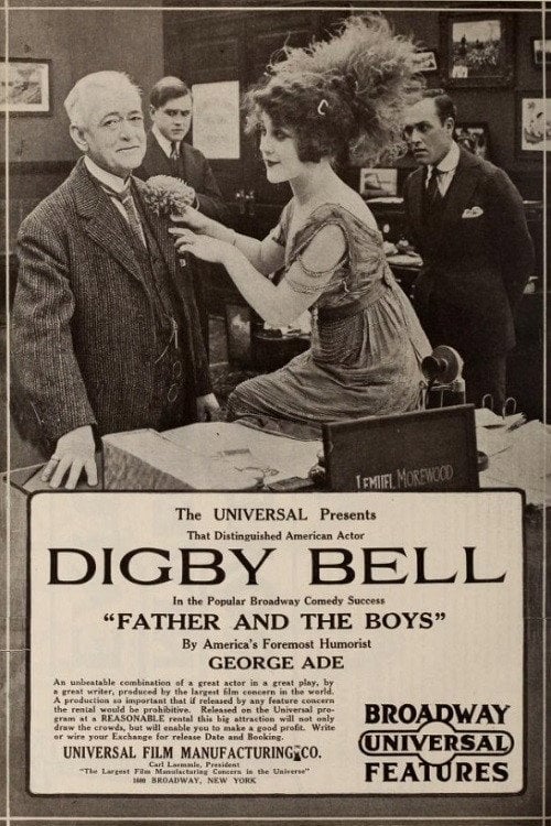 Movie poster for Father and the Boys (1915)