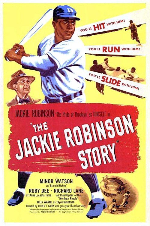 Movie poster for The Jackie Robinson Story (1950)
