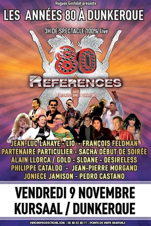 Movie poster for Les années 80, le grand concert (2018)