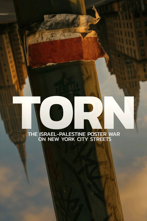 Movie poster for Torn: The Israel-Palestine Poster War on New York City Streets (2025)