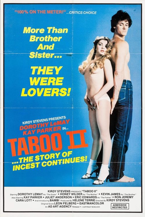 Movie poster for Taboo II (1982)