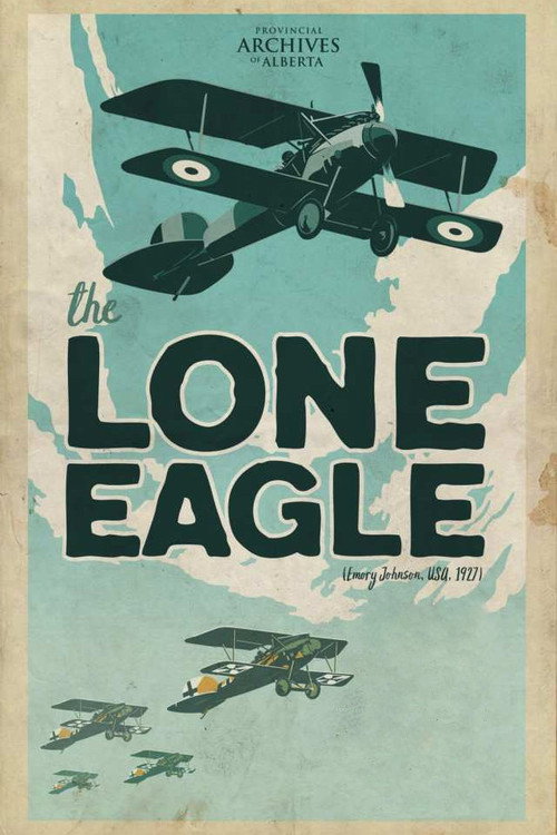 Movie poster for The Lone Eagle (1927)