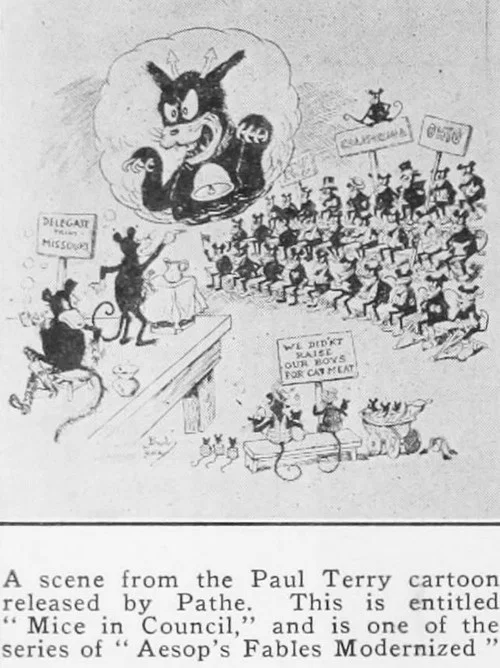 Movie poster for Mice In Council (1921)