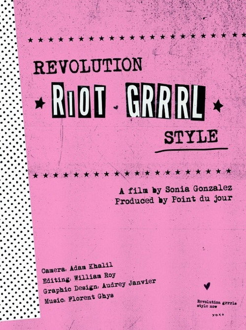 Movie poster for Revolution, Riot Grrrl Style (2014)