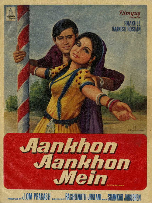 Movie poster for Aankhon Aankhon Mein (1972)