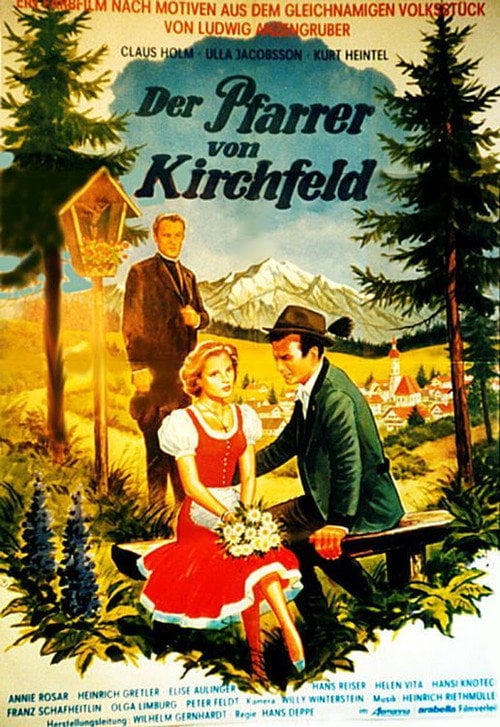 Movie poster for Der Pfarrer von Kirchfeld (1955)