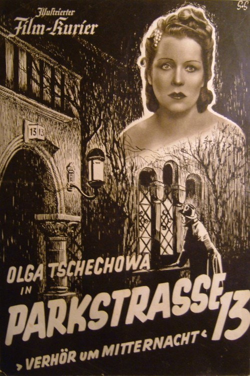 Movie poster for Parkstrasse 13 (1939)