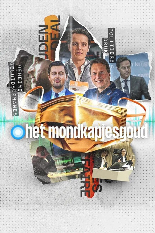 Het mondkapjesgoud poster