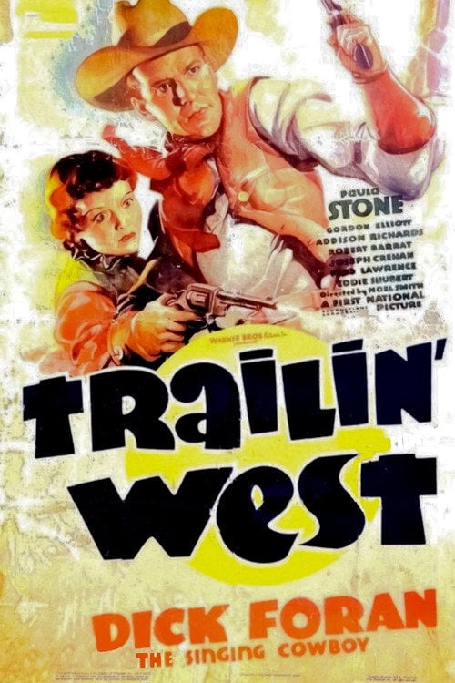Movie poster for Trailin' West (1936)