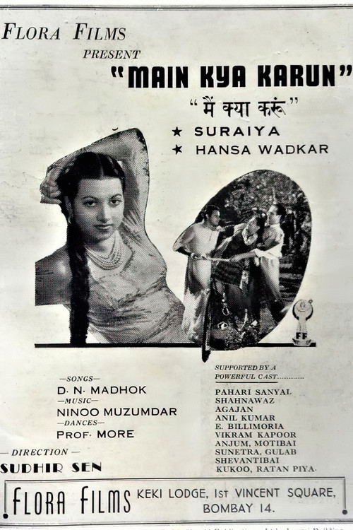 Movie poster for Main Kya Karun (1945)