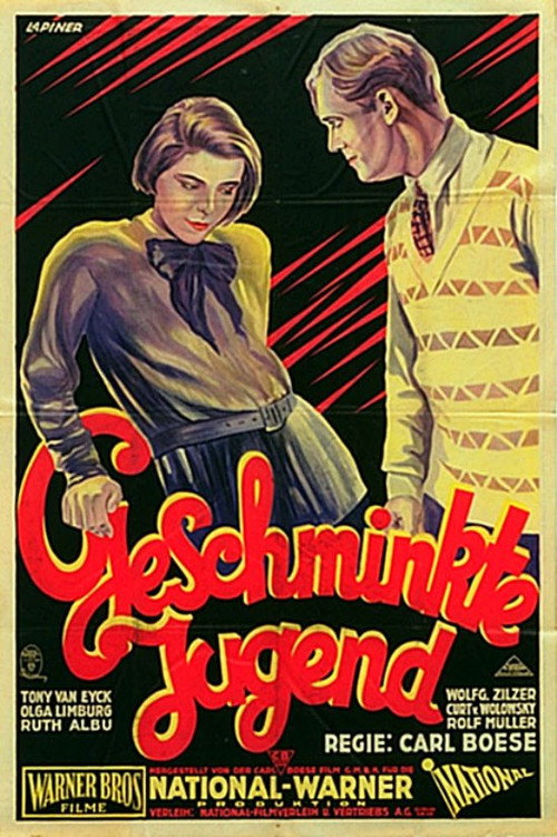 Movie poster for Geschminkte Jugend (1929)