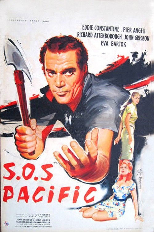 Movie poster for SOS Pacific (1959)