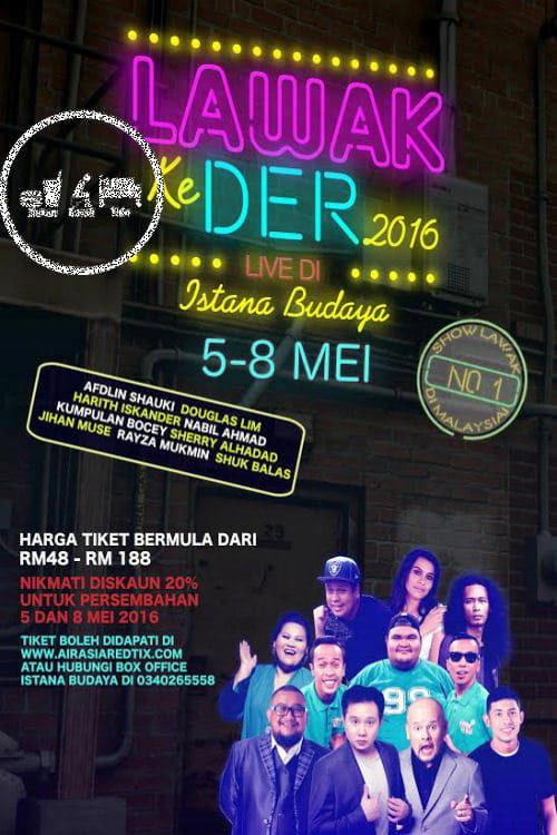 Movie poster for Lawak Ke Der 2016 (2016)