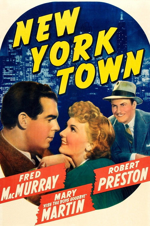 Movie poster for New York Town (1941)