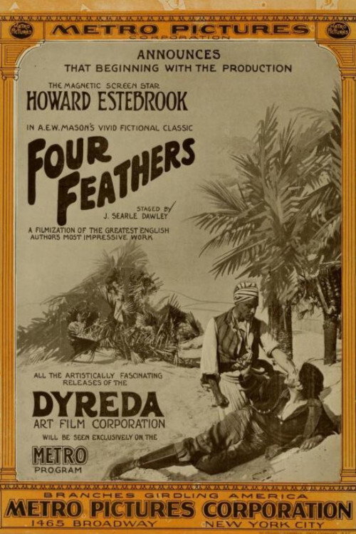 Movie poster for Four Feathers (1915)