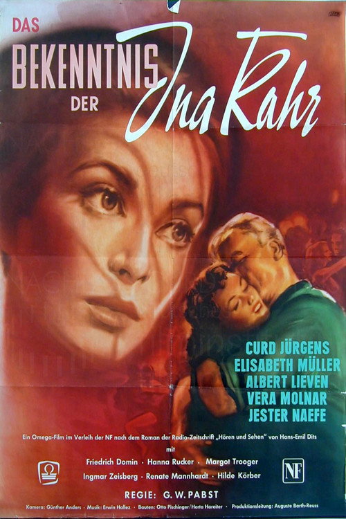 Movie poster for The Confession of Ina Kahr (1954)