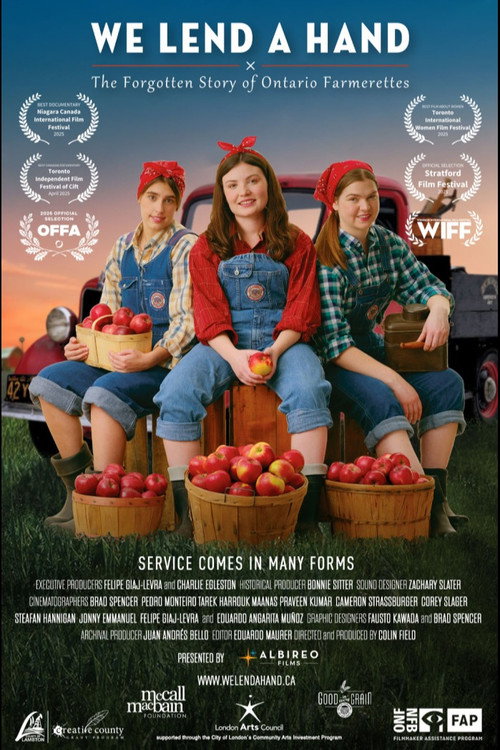 Movie poster for We Lend a Hand: The Forgotten Story of Ontario Farmerettes (2025)