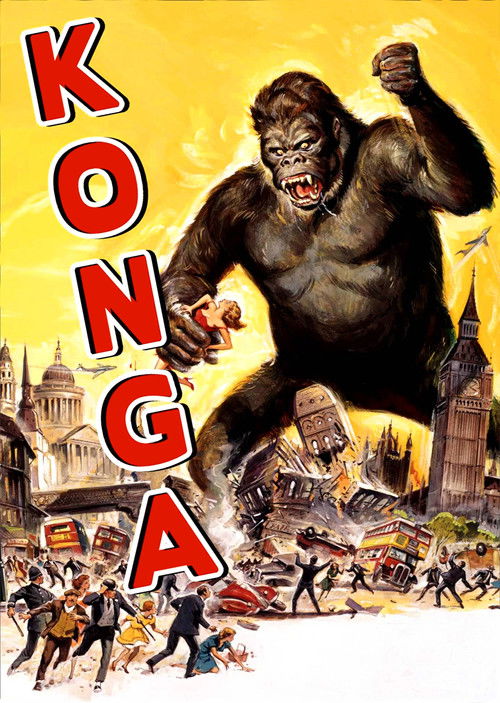 Movie poster for Konga (1961)