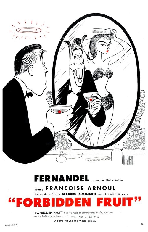 Movie poster for Forbidden Fruit (1952)