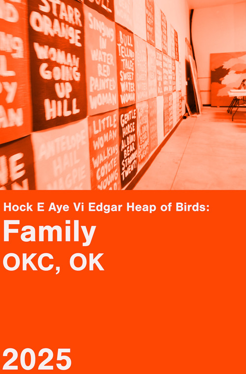 Movie poster for Hock E Aye Vi Edgar Heap of Birds: Family - An Oral History Project (2025)