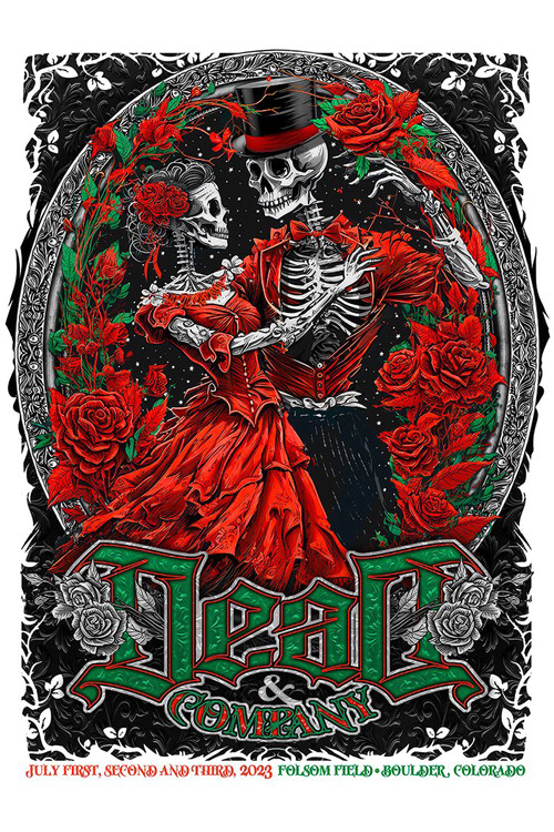 Movie poster for Dead & Company: 2023-07-03 Folsom Field, Boulder, CO, USA (2023)