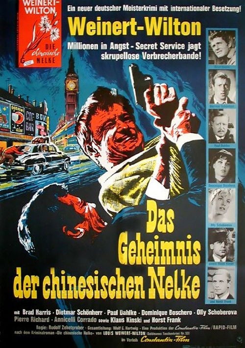 Movie poster for Secret of the Chinese Carnation (1964)