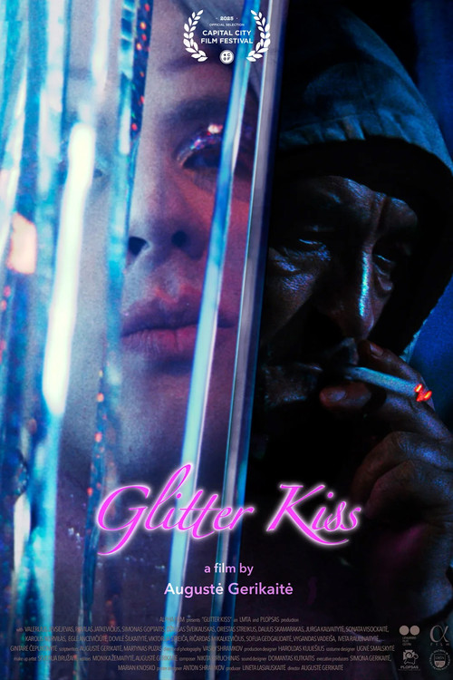 Movie poster for Glitter Kiss (2025)