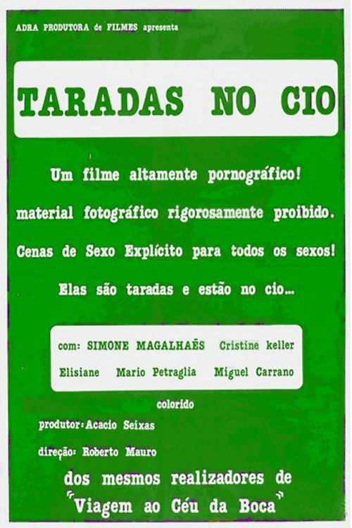 Movie poster for Taradas no Cio (1983)