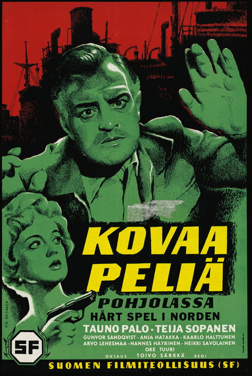 Movie poster for Kovaa peliä Pohjolassa (1959)