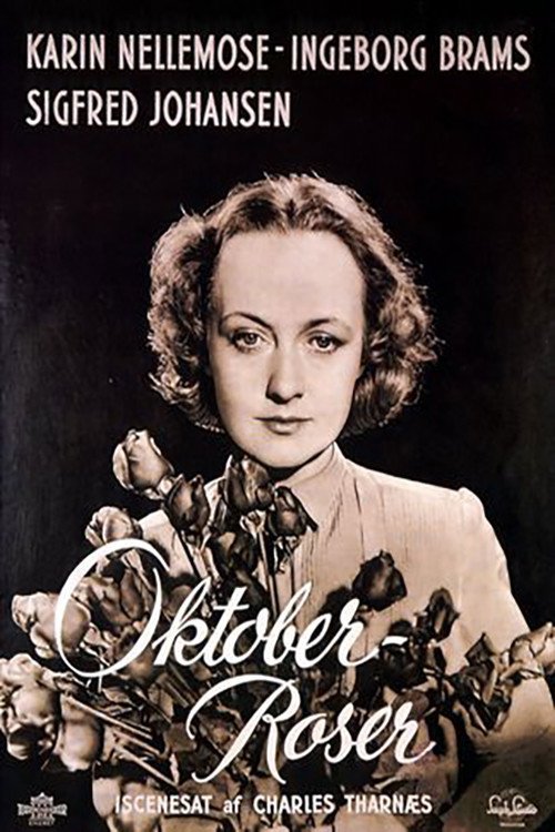 Movie poster for Oktober-roser (1946)