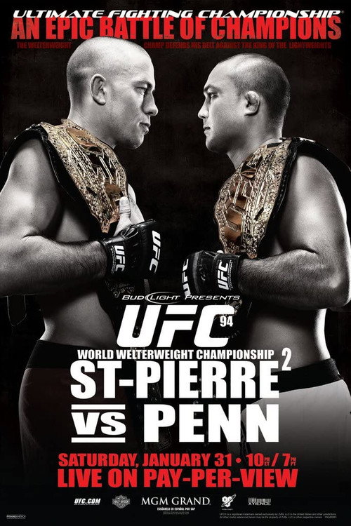Movie poster for UFC 94: St-Pierre vs. Penn 2 (2009)