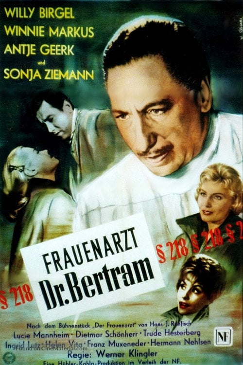 Movie poster for Frauenarzt Dr. Bertram (1957)
